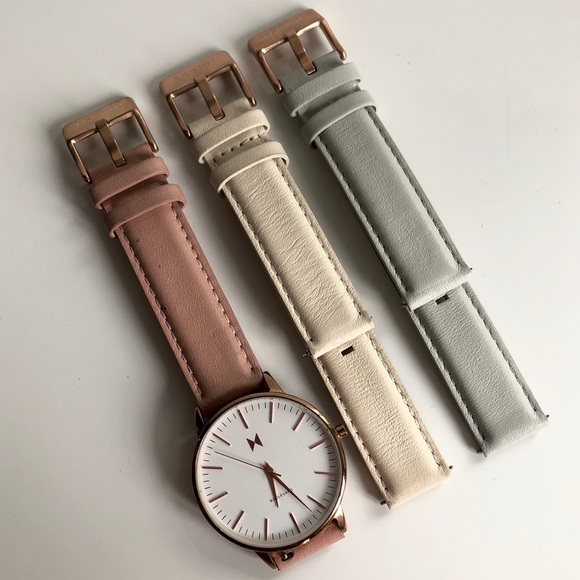 MVMT Boulevard Rodeo Watch + 2 Leather Straps - Picture 3 of 8